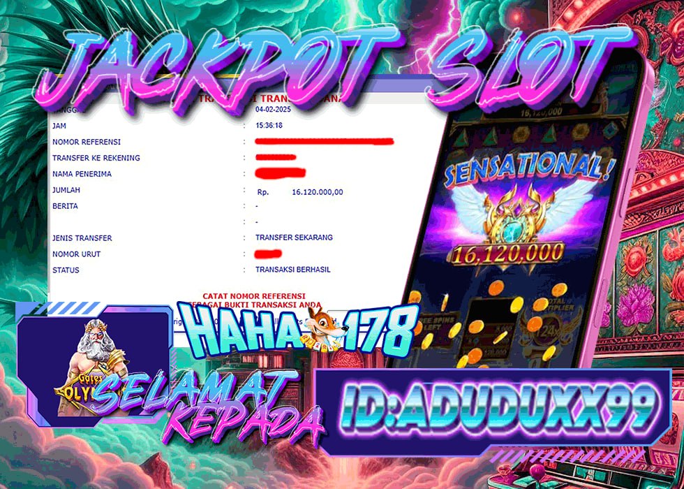 Kemenangan ADUDUXX99 senilai Rp16.120.000 di game Zeus di HAHA178