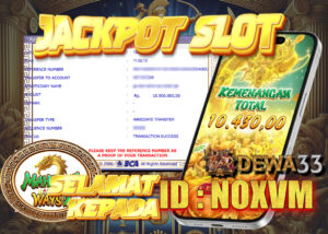 Seorang member telah memang di situs Dewa 33 pada permainan mahjong ways 2