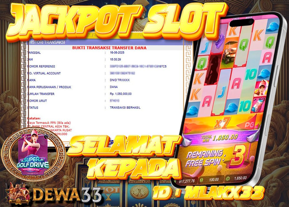 Kemenangan Super Golf Drive DEWA33, bukti menang MLAKX22

