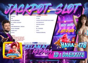 Kemenangan Knockout Riches HAHA178, ID DAERX178 menang 7 juta