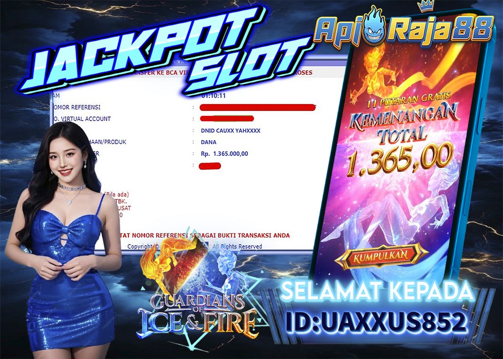 Bukti kemenangan Guardians Ice&Fire di APIRAJA88