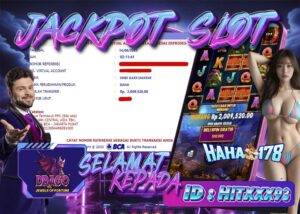 Bukti kemenangan HAHA178 Drago Jewels of Fortune